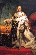 Pierre-Narcisse Guerin Portrait of Louis XVIII of France oil painting reproduction